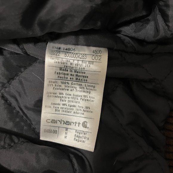 Carharrt Insulated Brown Jacket - Picture 3 of 4
